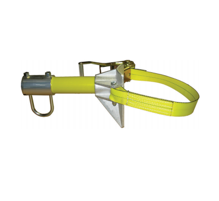 INSULATING FALL RESTRAINT WITH FIBERGLASS TUBE AND U BELT