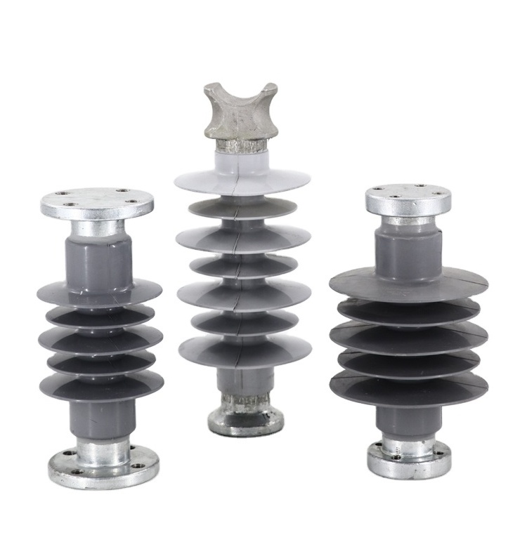 High strength 11kV-132kV silicone polymer composite line post insulators