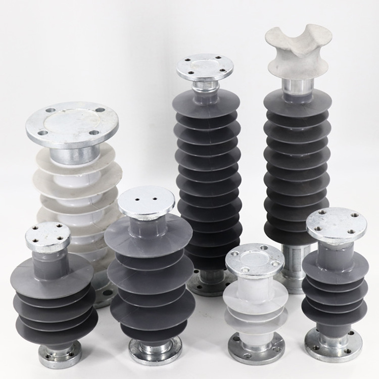 High strength 11kV-132kV silicone polymer composite line post insulators