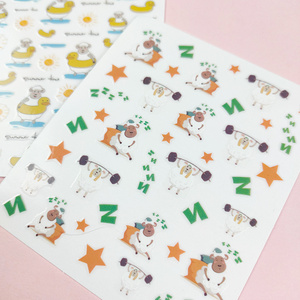 New Nail Art Polish Stickers Animal Sheep Cute Girl Fairy Nail Sticker & Decals False Nails