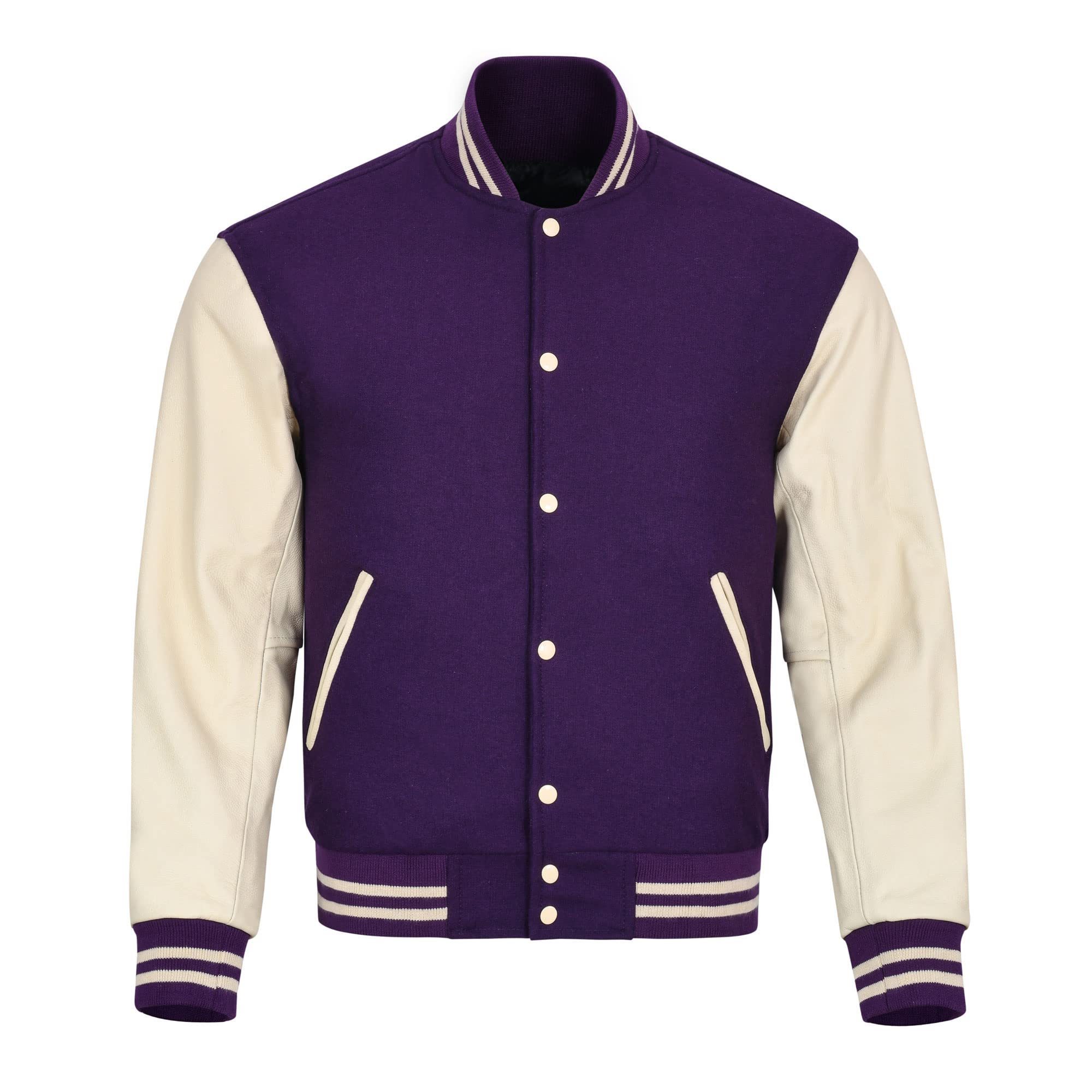 Wholesale Customized Design Blank Varsity Jacket For Men Hot Selling Leather Made fast shipping Baseball Varsity Jacket