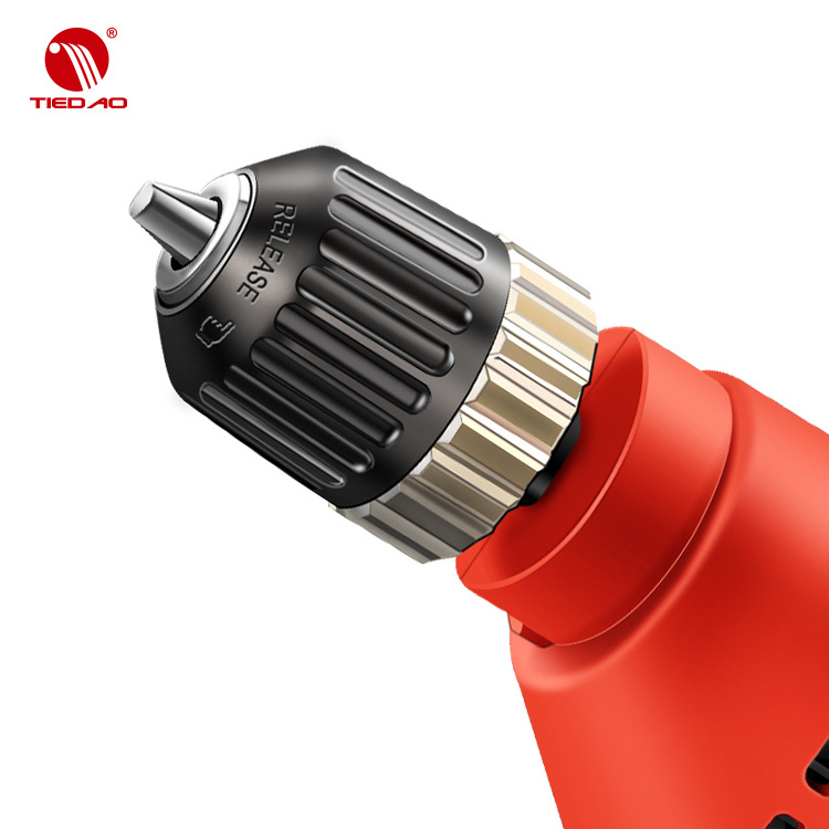 Wholesale power tools 220V electric hand drill 10mm mini hand drill portable  machine tiedao brand machine