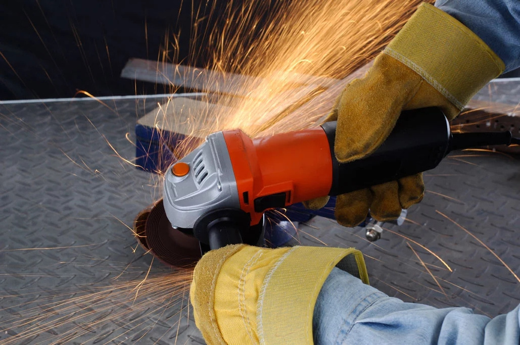 TIEDAO Professional factory price mini portable 11508 Angle grinder electric power tools 115mm /125mm 1000W