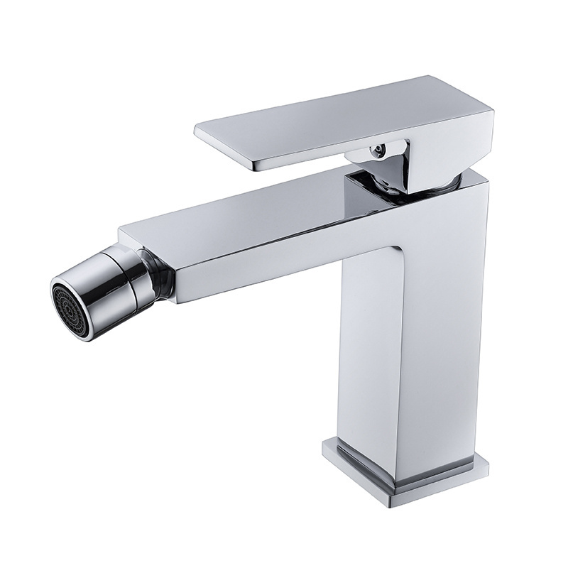 Chrome Finish Hot and Cold Water Mixer Freestanding Bathroom with Toilet Bidet Faucets