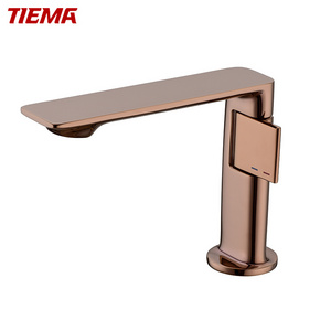 TIEMA 2023 Wash Hand ORB Mixer Tap Bathroom Brushed Rose Gold Basin Faucet