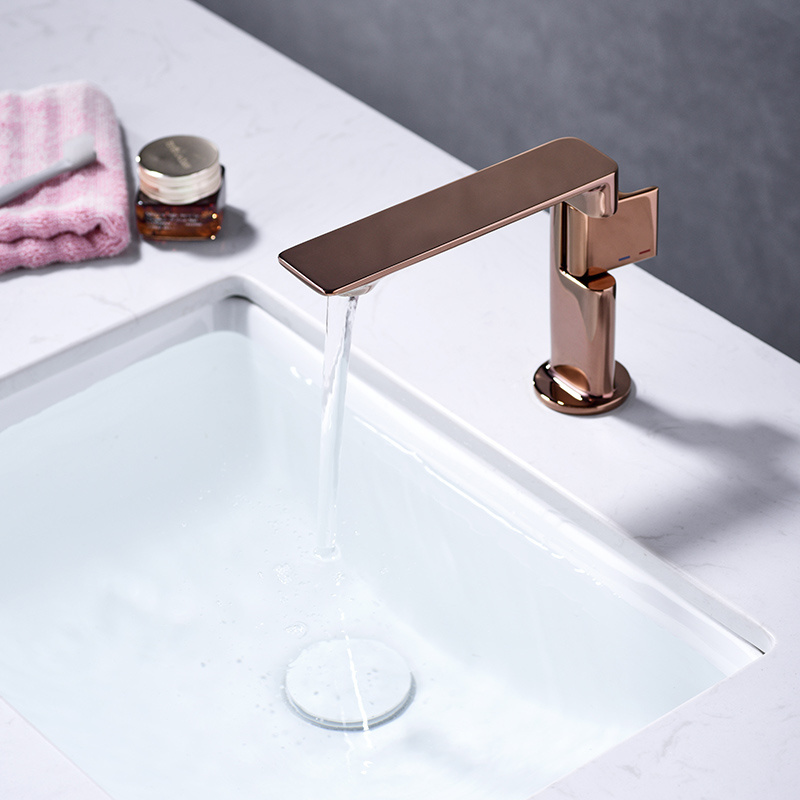 TIEMA 2023 Wash Hand ORB Mixer Tap Bathroom Brushed Rose Gold Basin Faucet