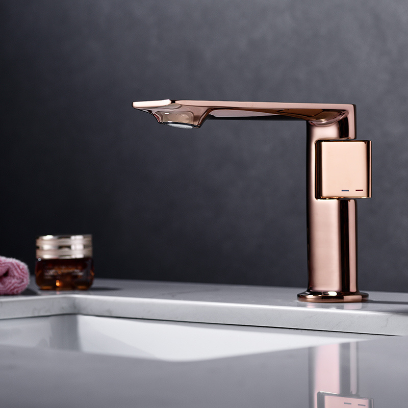 TIEMA 2023 Wash Hand ORB Mixer Tap Bathroom Brushed Rose Gold Basin Faucet