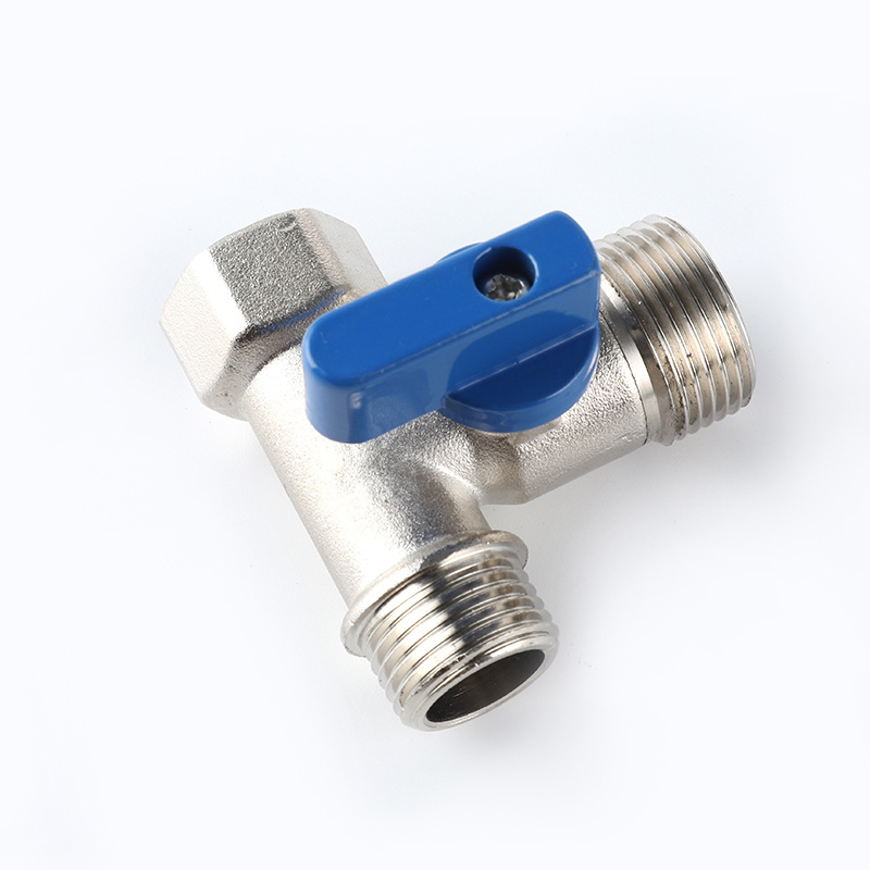 Bathroom Toilet High Quality Hydraulic Butterfly Handle Brass Angle Check Valve Stop Ball Valves