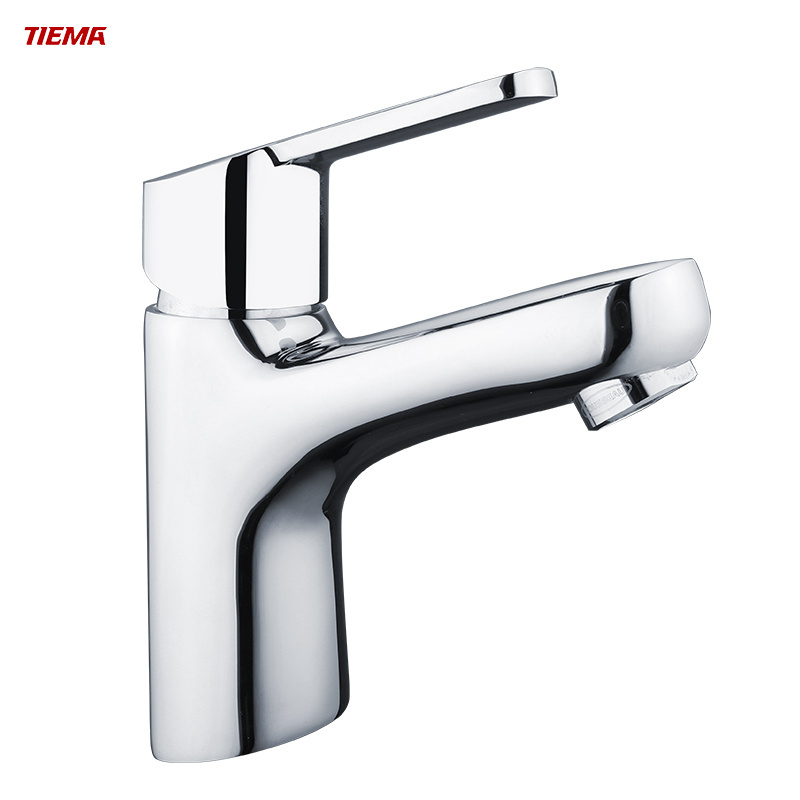 TIEMA High Quality Single Handle Brass Bathroom Mixer Basin Faucets