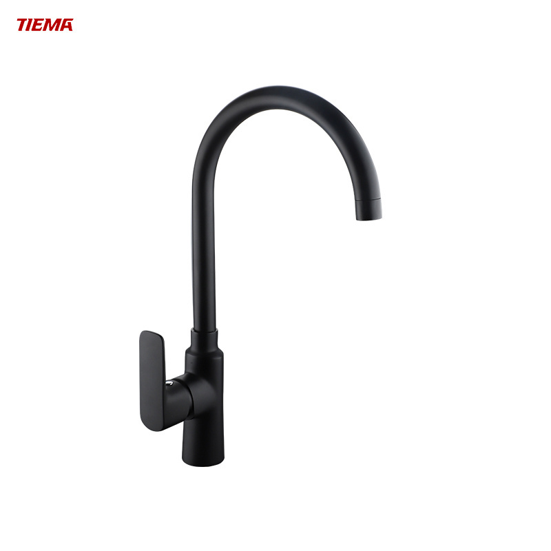 Chrome Modern Brass Mixer Taps Sink Black Kitchen Faucets