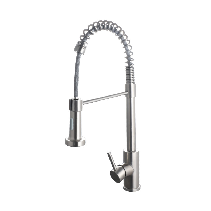 TIEMA Swan 360 Degree Rotating 304 Stainless Steel Pull Out Kitchen Sink Faucets