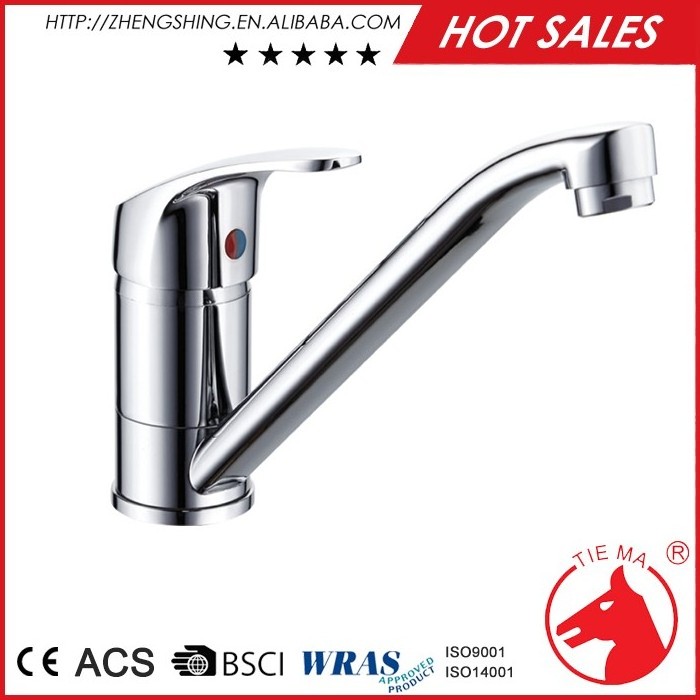 New Design polished brass body water faucet kitchen mixer stand tap faucet