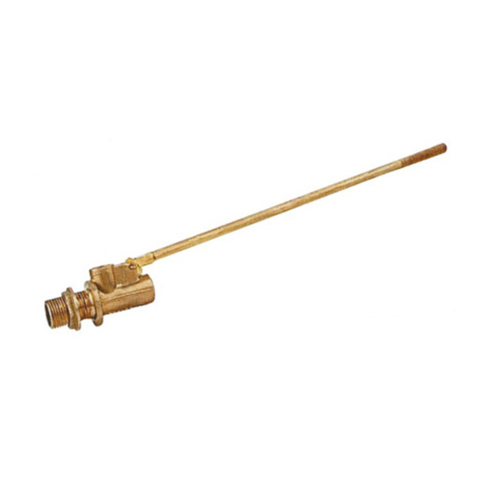 Good price brass orignal color forged male thread water tank floating ball valve