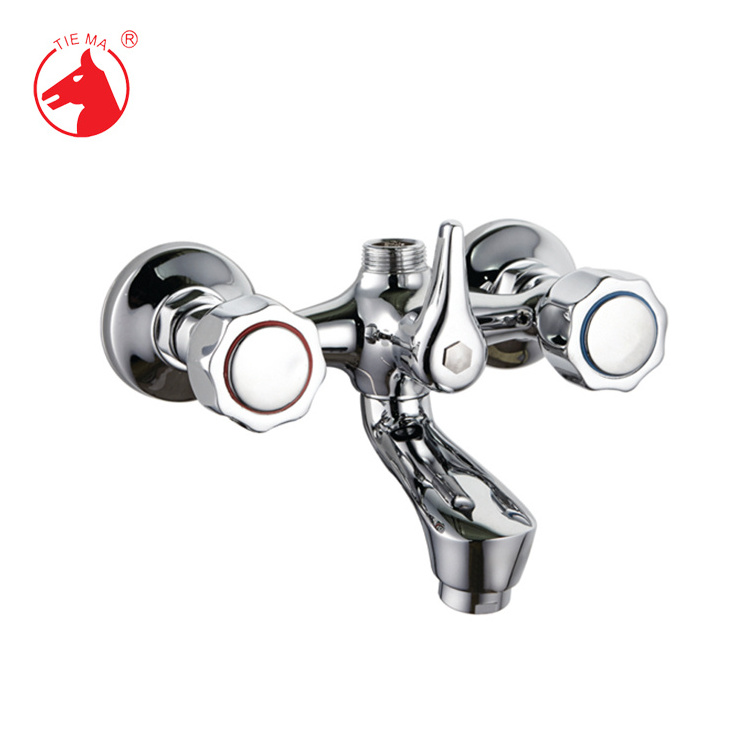 Economic Brass Body Chrome sanitary ware Bathroom Shower Mixer Faucet