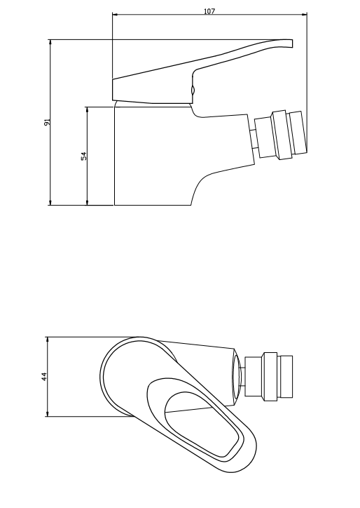 deck mounted faucet bathroom sink bidet shower mixer bidet faucet