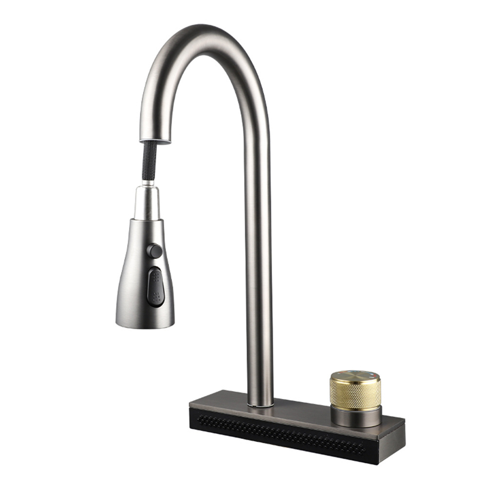 TIEMA morden pull out kitchen sink faucet stainless steel kitchen mixer tap