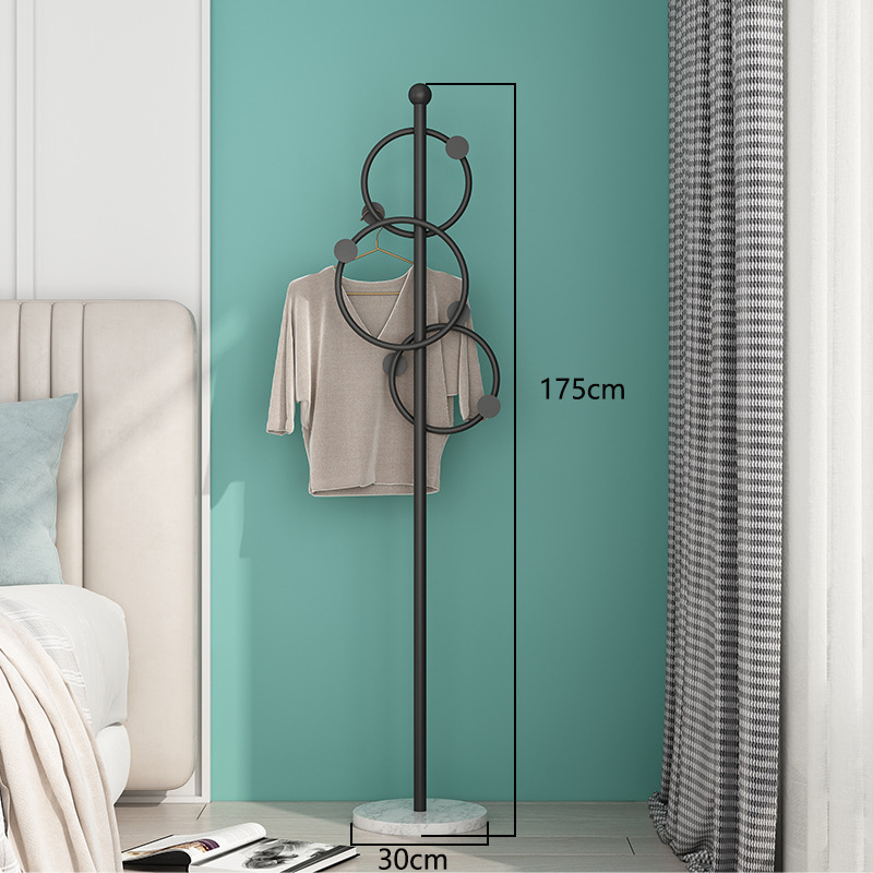 Luxury Modern Coat Rack Floor Room Small Metal Hanger Stand Scarf Rack