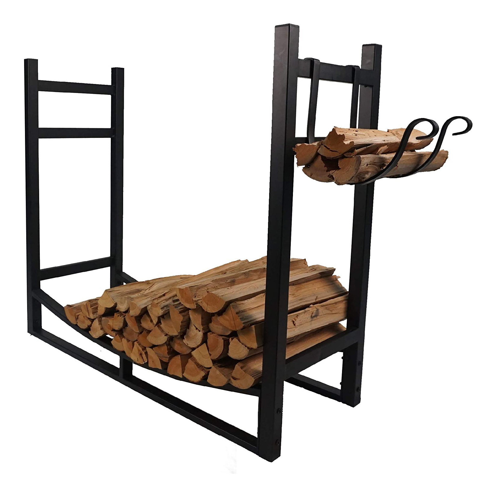 High Quality for Indoor Outdoor Fire Pit Steel Wood Storage Accessory Firewood Log Rack & Tool Set