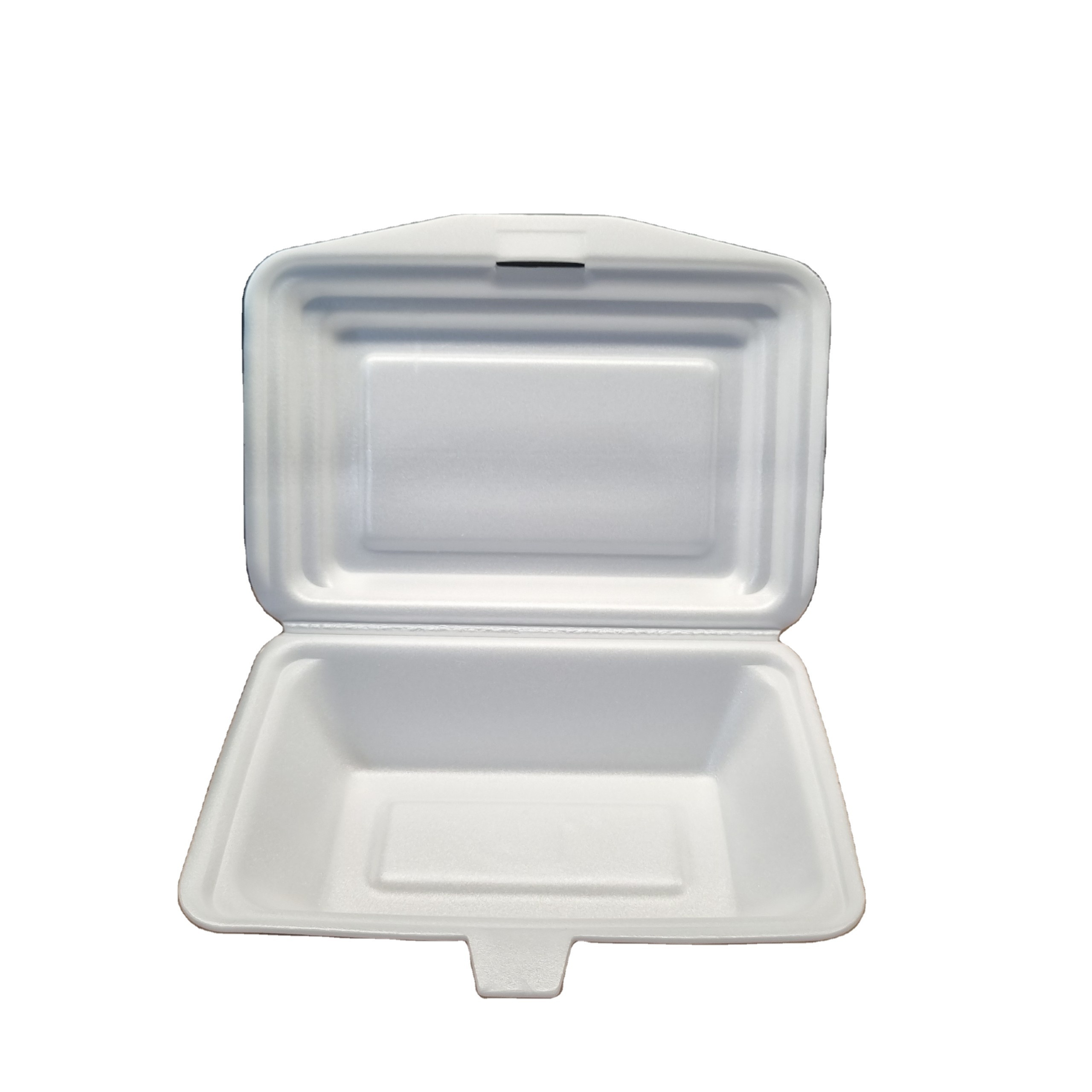 Vietnam factory To go containers food disposable Three compartments PS foam with lid lunch box/fast food/hamburger