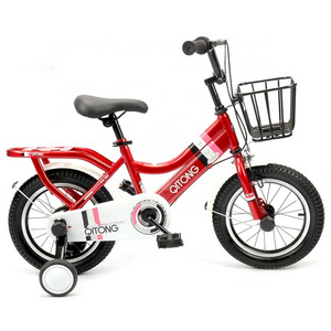 qitong kids bike oem rear 3 wheels bicycle child toddler 4 wheel latest small kid bicycle for 4 years old