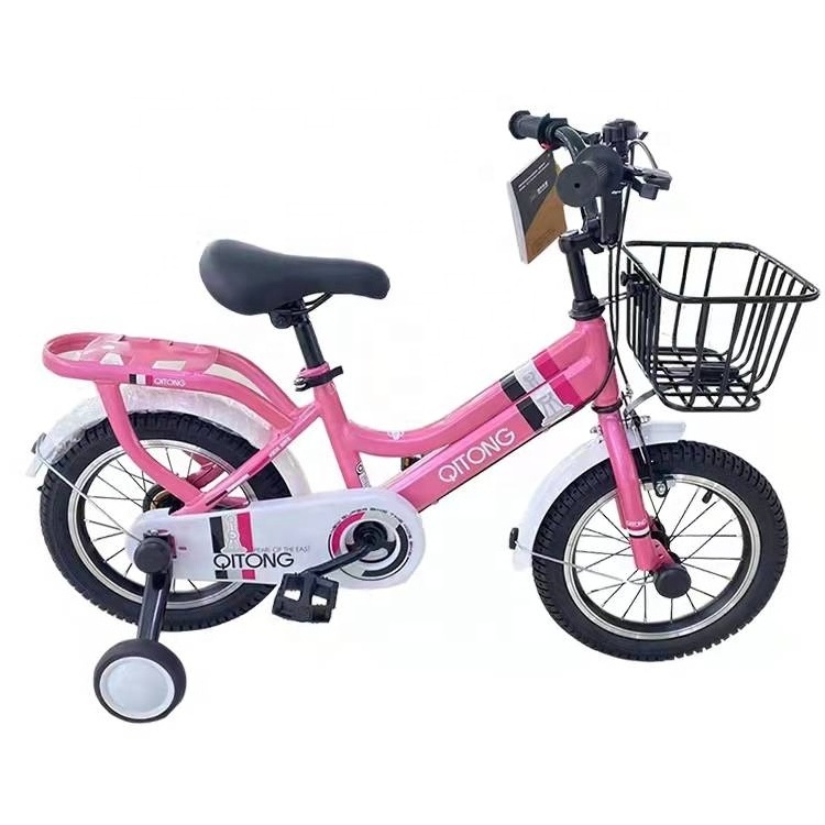 qitong kids bike oem rear 3 wheels bicycle child toddler 4 wheel latest small kid bicycle for 4 years old