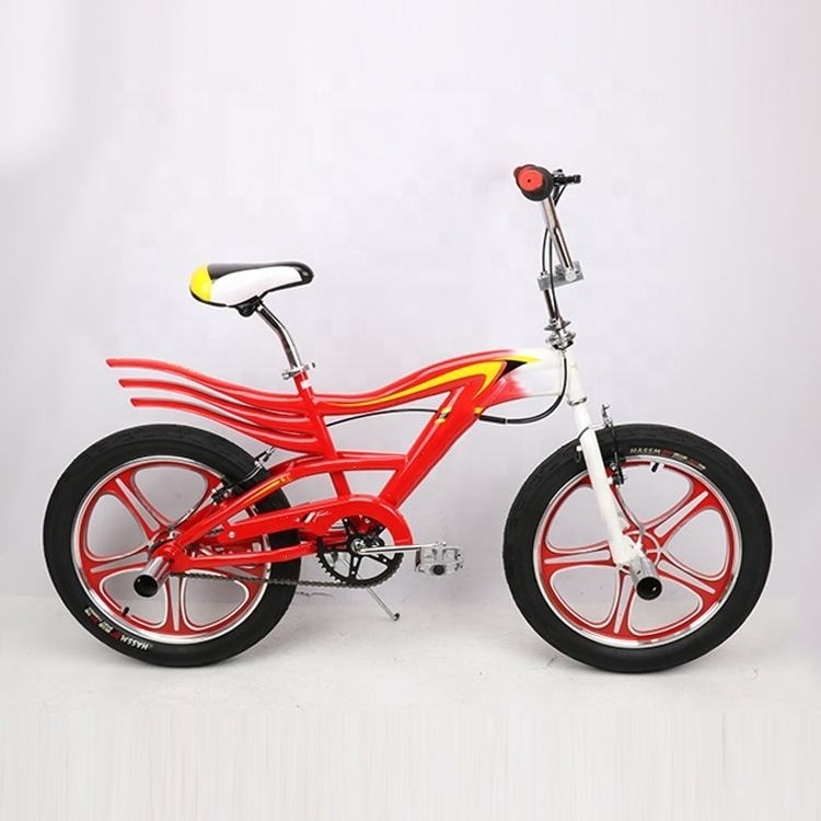 High quality BMX bicycle Hi-Ten Steel Frame Freestyle Bicycle 20 Inch Street Bike