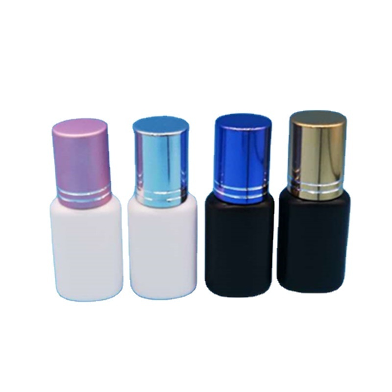 hot sells portable plastic Eyelash Glue Bottle With Aluminium Cap New design