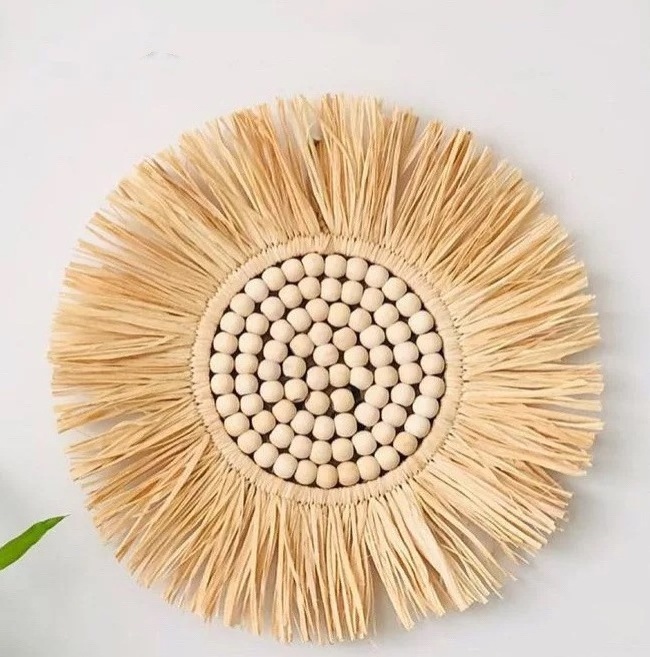 Wall Hanging Rattan  Home decor home decoration  bohemia style  Wall Baskets Wall Decor Set