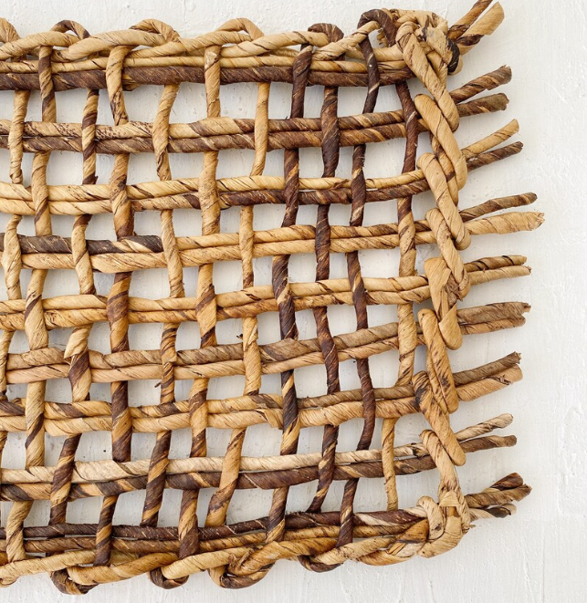 Must-Have for Retailers: Simple Style Rectangular Water Hyacinth Handcrafted Placemats Available for Wholesale from Vietnam