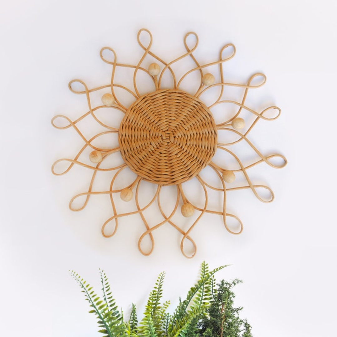 Playful Wall Decor: Adorable Flower-shaped Eco-friendly Wall Hanging Decorative Items for House and Kids' Room