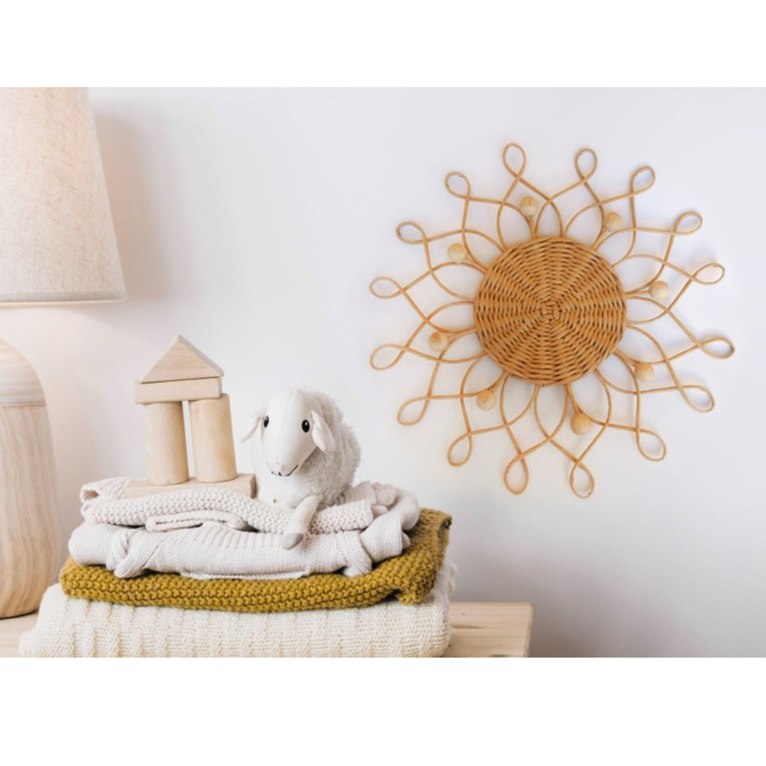 Playful Wall Decor: Adorable Flower-shaped Eco-friendly Wall Hanging Decorative Items for House and Kids' Room