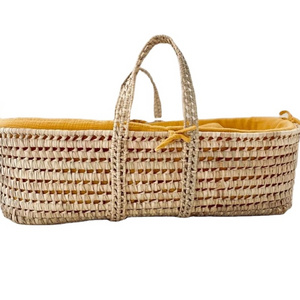 Natural seagrass baby nursery basket woven wicker baskets for baby