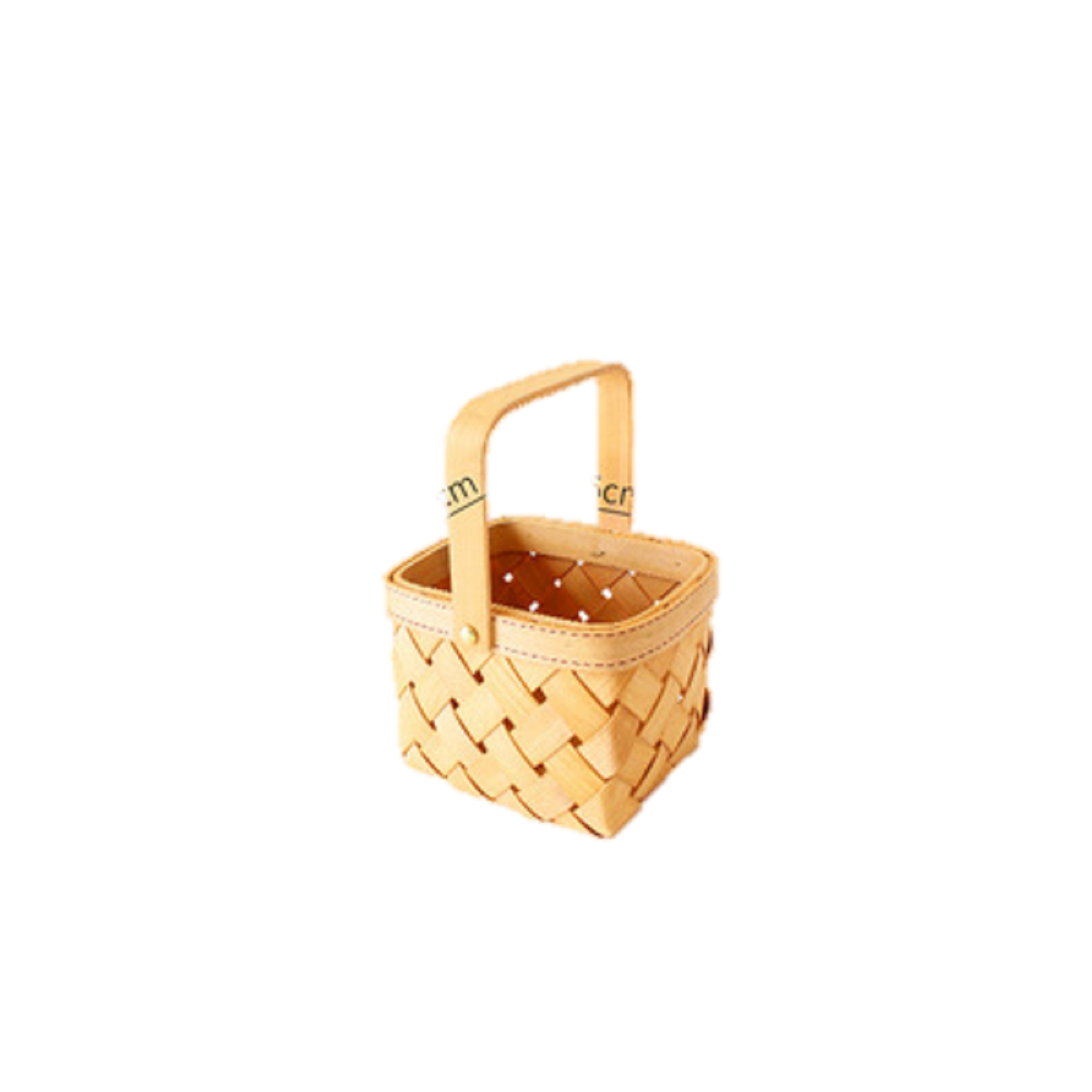 woven storage basket portable desktop cosmetics sundries storage basket snack fruit basket