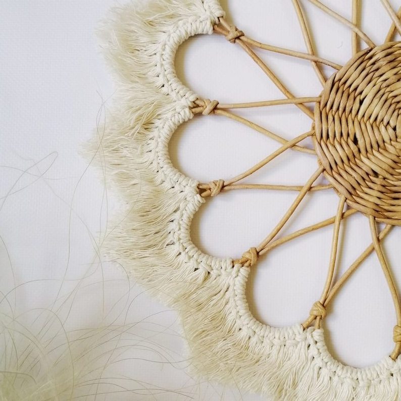 Must-Have Woven Rattan Flower-shaped Wall Hangings from Vietnam: Best Seller 2023 for Your Home