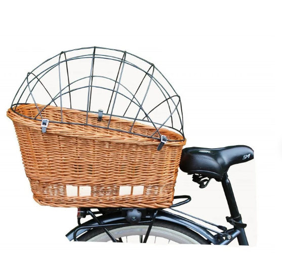 HOT PRICE Wicker basket bicycle carrier cat dog transporter handmade carrier basket pet transporter