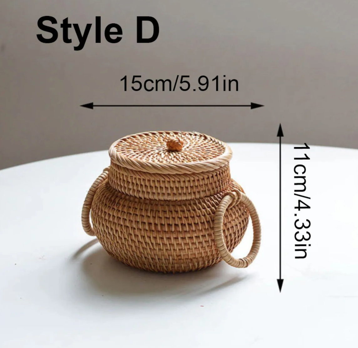 NEW COLLECTION Vietnam Handmade Eco-friendly ADORABLE Rattan House Hotel Restaurant Decor Storage Baskets with Lid