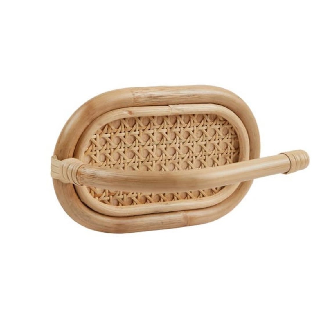 Paper Towel Hanger rattan hanger bathroom hanger, handmade rattan toilet paper hanger, kitchen accessories