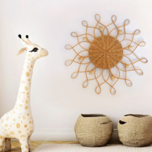 Playful Wall Decor: Adorable Flower-shaped Eco-friendly Wall Hanging Decorative Items for House and Kids' Room