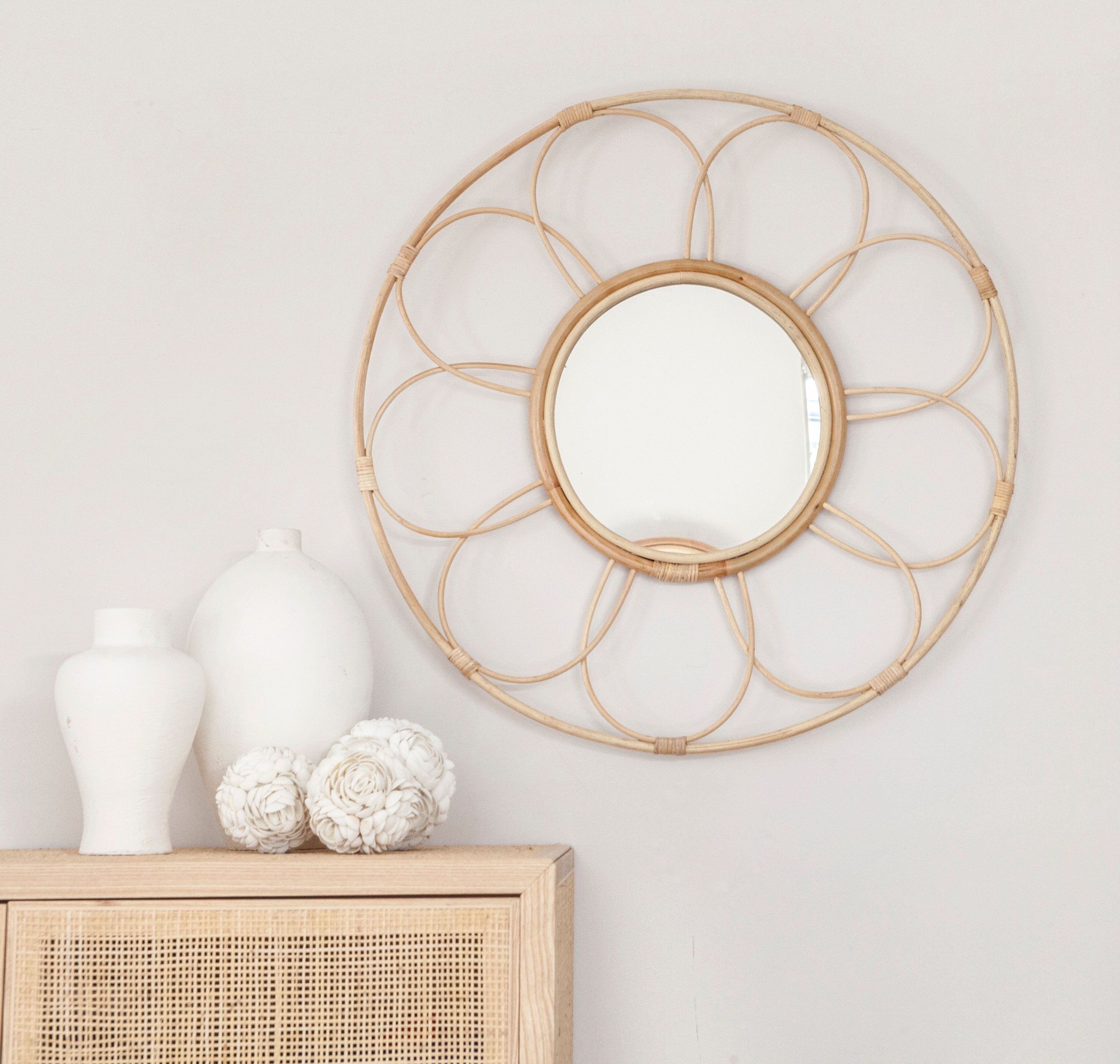 Top 2023 Hot Deals Good Quality Minimalist Style Circular Mirror | Mirror Frame