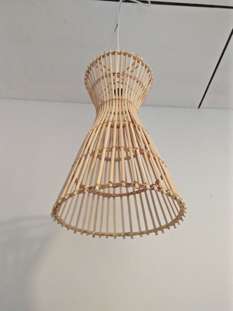 TienPhong handicrafts Eco-friendly Rattan Lampshade Rattan Pendant For Home Decoration Handmade in Vietnam