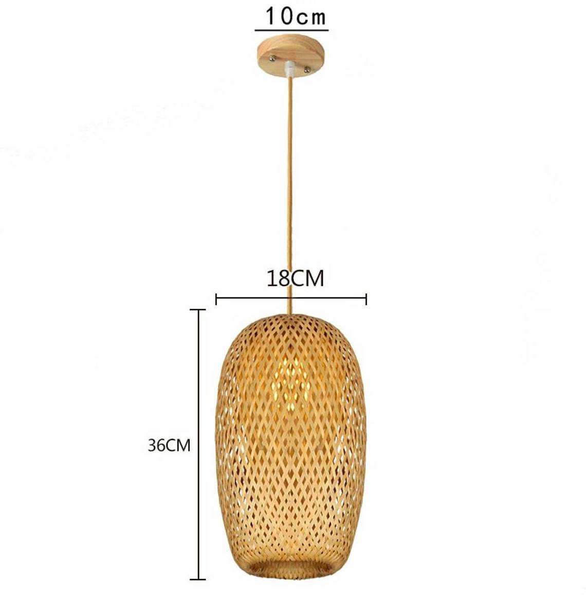 NEW DESIGN SET OF 3 Wicker Handmade Bamboo Pendant Lights Natural Bamboo Ceiling Light Fixture Bamboo Hanging Lampshades