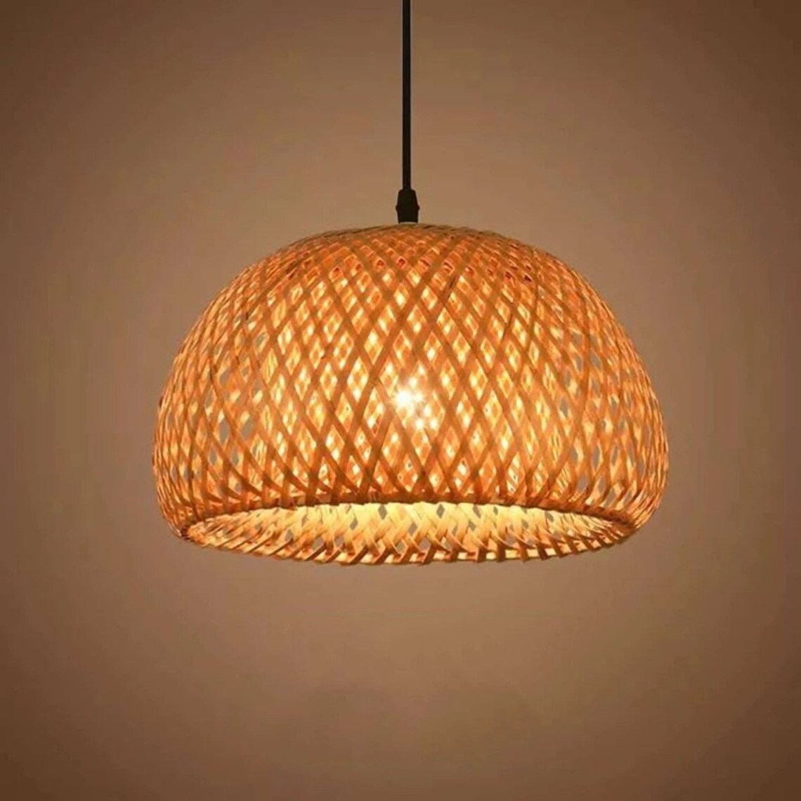 HOT ITEMS HIGH QUALITY Handwoven Wicker Bamboo Lamps Bamboo Ceiling Light For Living Room Decor Kitchen Decor Bedroom Decor