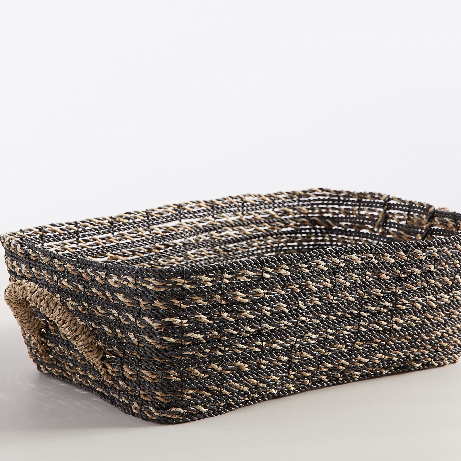 Wholesale Best Selling 2023 Premium Asher Handwoven Seagrass Underbed Basket for Decor Living Room Bathroom Kitchen Dining Room