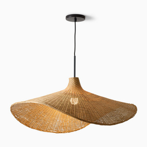 Best Selling 2023 High Quality Premium Callie Woven Pendant - 25" or 35" Options, Boho Chic Hanging Light Lighting Fixture