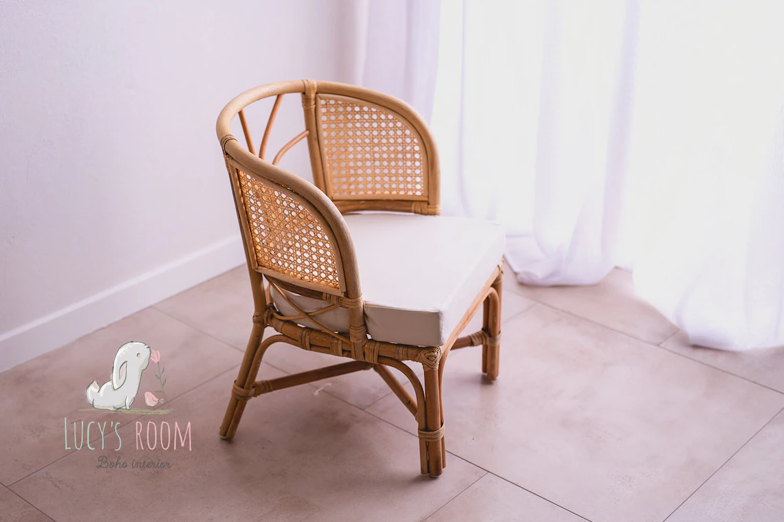 Eco friendly rattan papasan chair frame also kids rattan chair from Vietnam suppliers