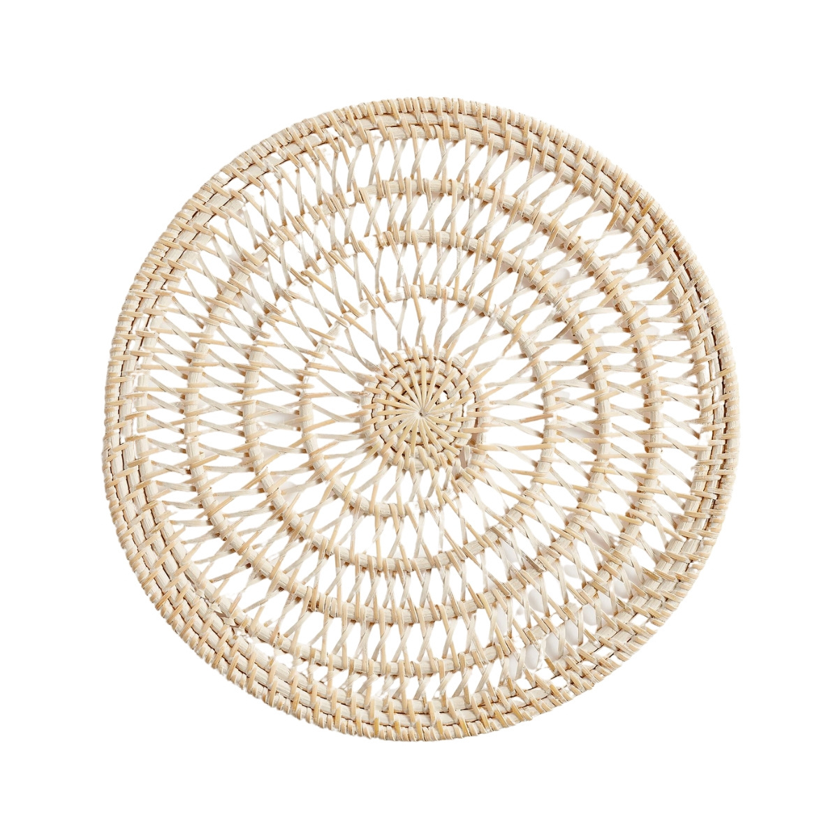 Super Hot Sale Cheap Price Low MOQ Miramar Handwoven Rattan Charger Plate - Bohemian Natural Wall Art for Decor Party Wedding