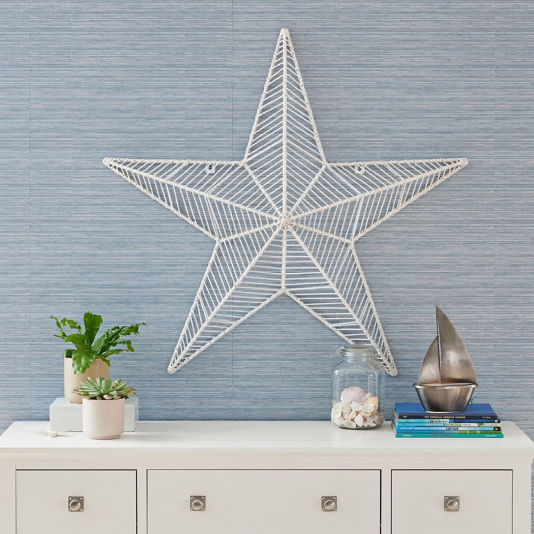 Best Selling 2023 Wholesale Boho Chic Quinn Oversized Star Wall Decor - Chic and Whimsical Woven Accent for Stylish Wall Art