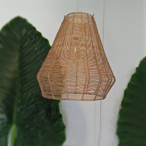 TienPhong Handicrafts Mid-Century Style Jute Pendant Light | Woven Lampshades | Sustainable Home Decor Made In Vietnam