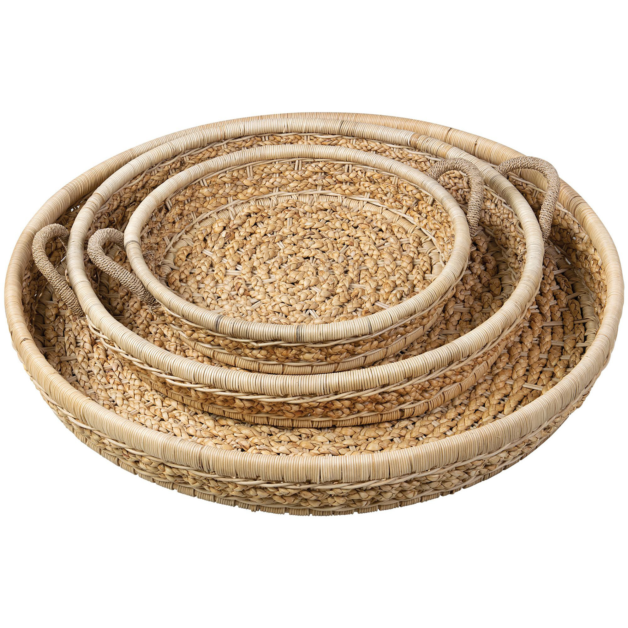 Low MOQ Cheap Price Best Selling 2023 Emma Woven Baskets Wall Art, Set of 3 for Decor Living Room Bedroom