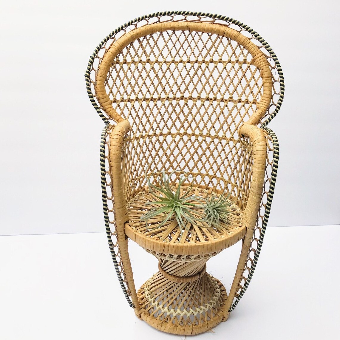 Wholesale new natural rattan outdoor chair beautiful small size bamboo ...